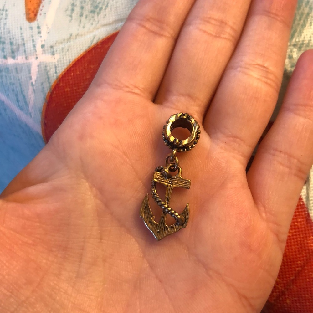 Gold Anchor Charm